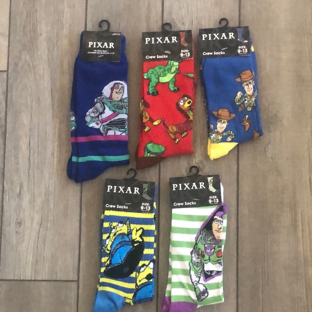 Disney Toy Story Character Socks Bundle